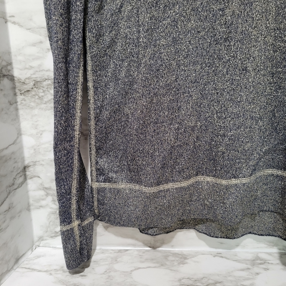 Joe Fresh Blue Gold Metallic Sweater XL - Picture 6 of 7